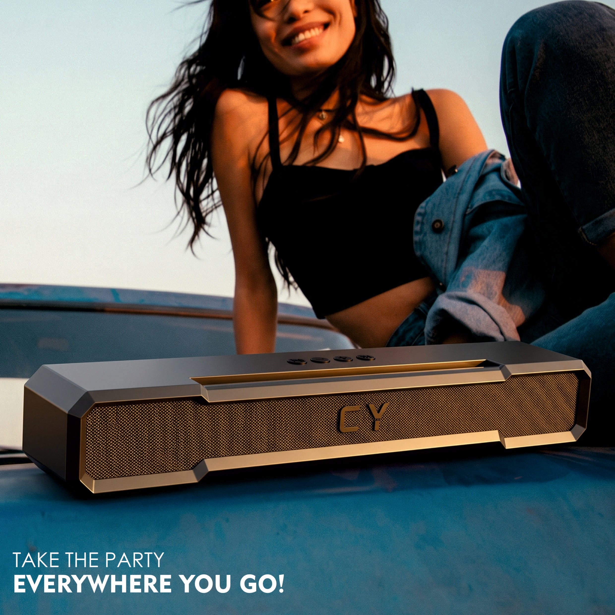 CYOMI Max 799 Soundbar – 10W Portable Bluetooth Soundbar
