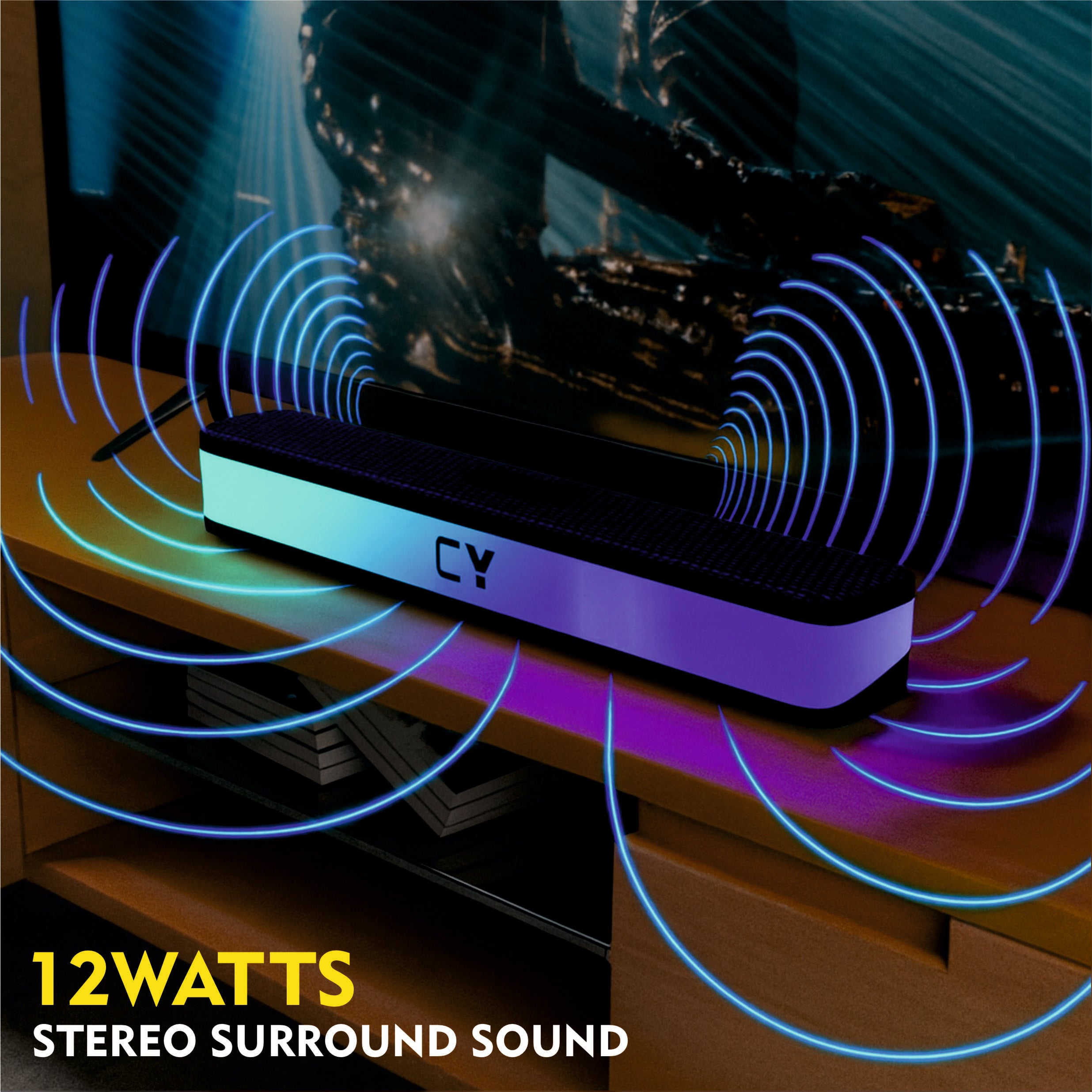 CYOMI Aqua 798 Soundbar LED Lights