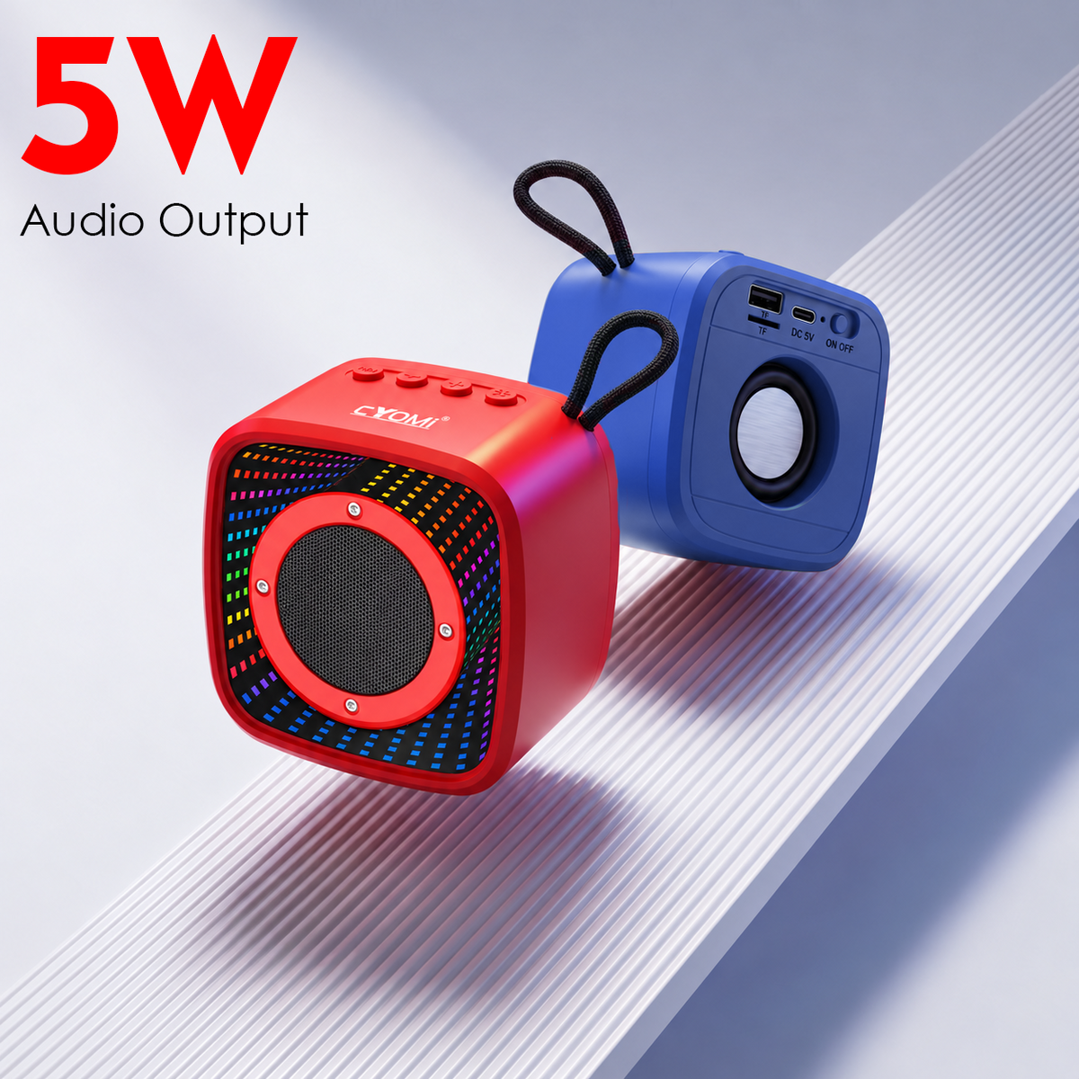 CYOMI Star 677 compact speaker for everyday music and festive lighting