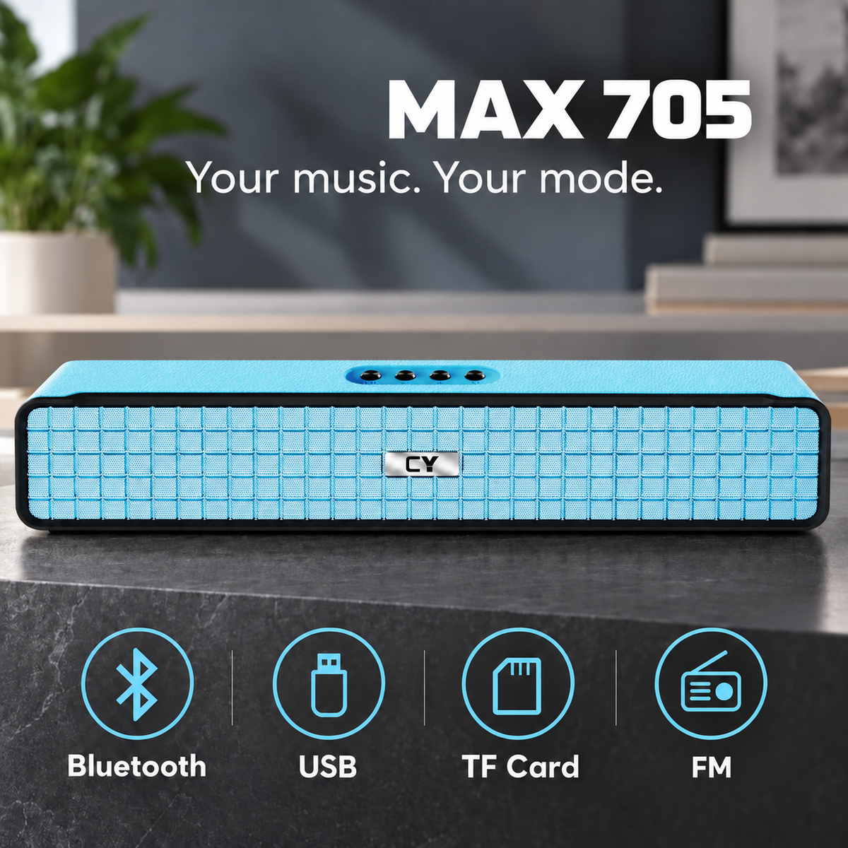 CYOMI Max 705 12W Bluetooth Soundbar