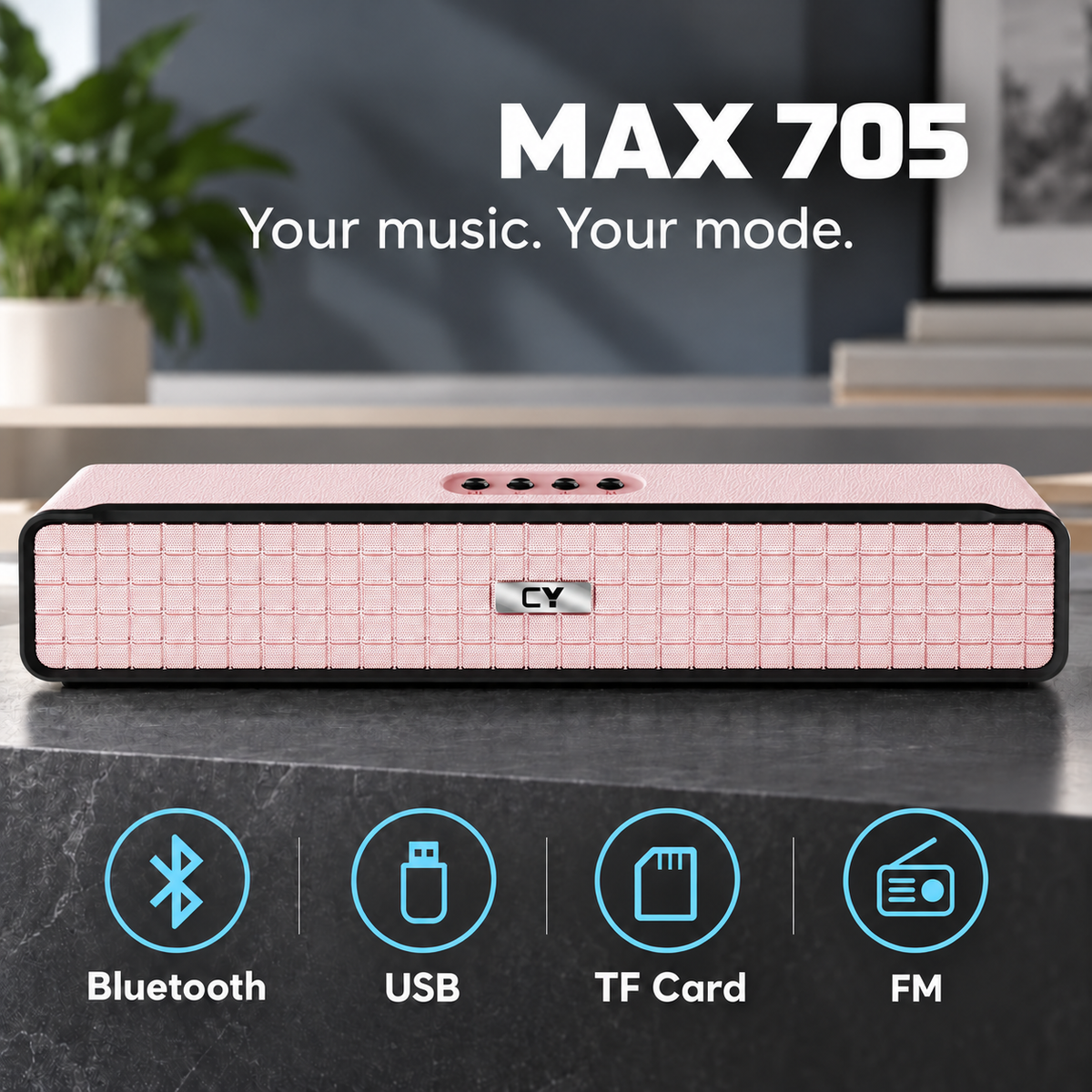 CYOMI Max 705 12W Bluetooth Soundbar