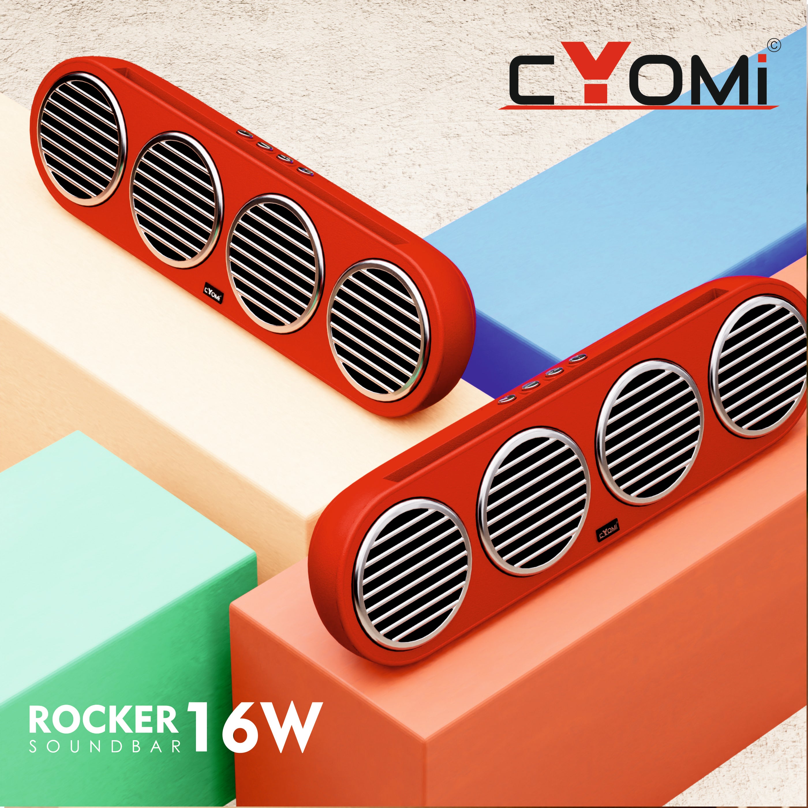 CYOMI 16W Rocker Soundbar