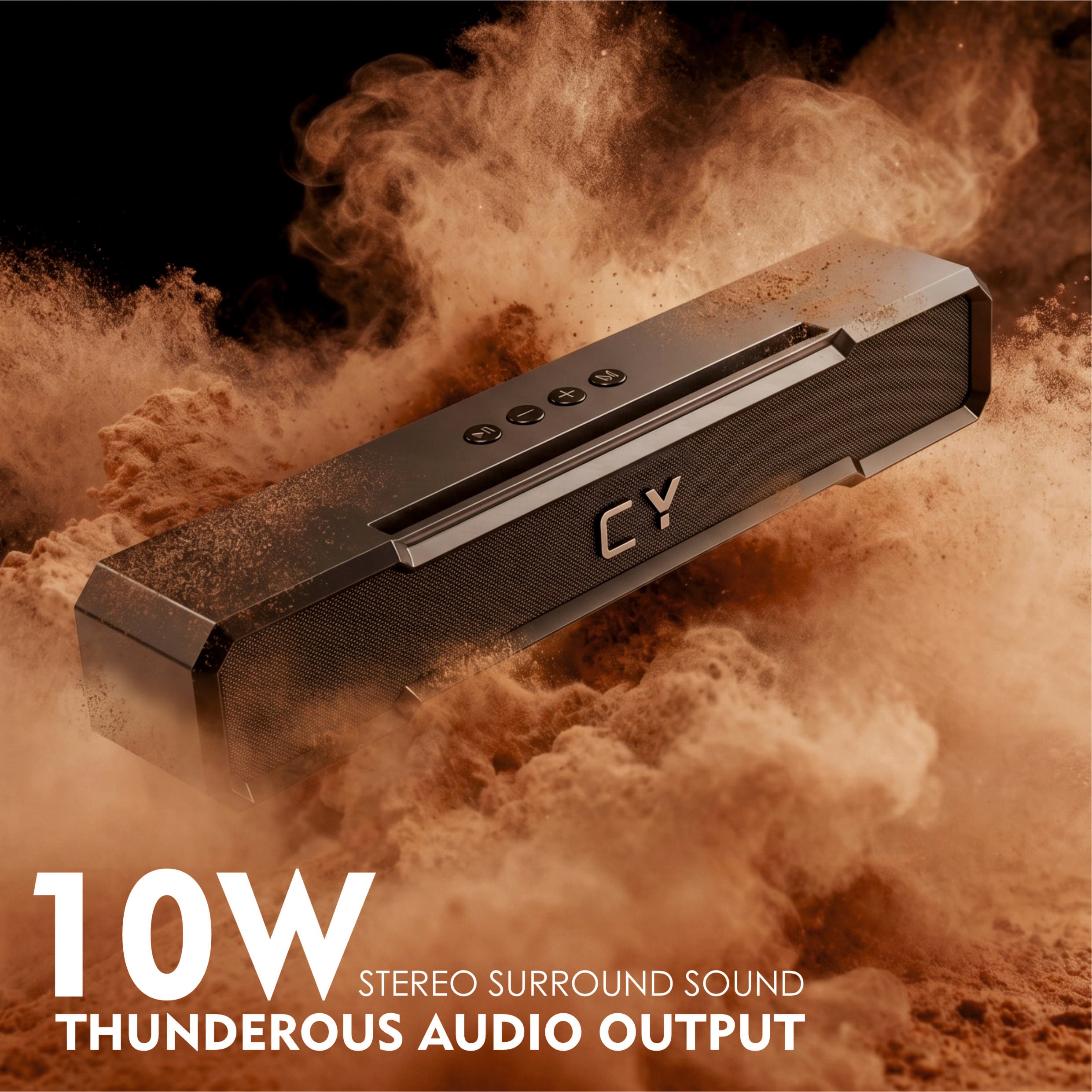 CYOMI Max 799 Soundbar – 10W Portable Bluetooth Soundbar
