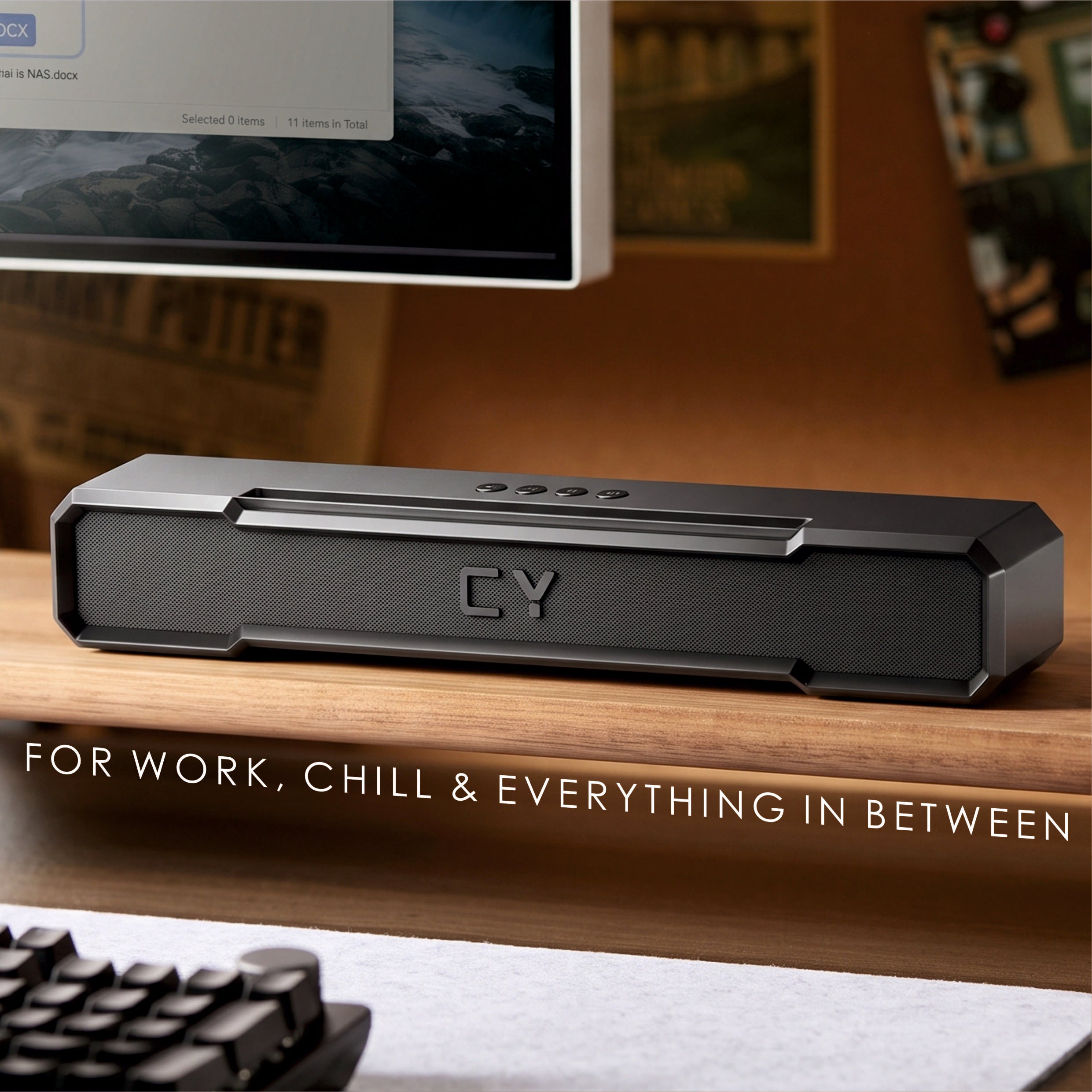 CYOMI Max 799 Soundbar – 10W Portable Bluetooth Soundbar