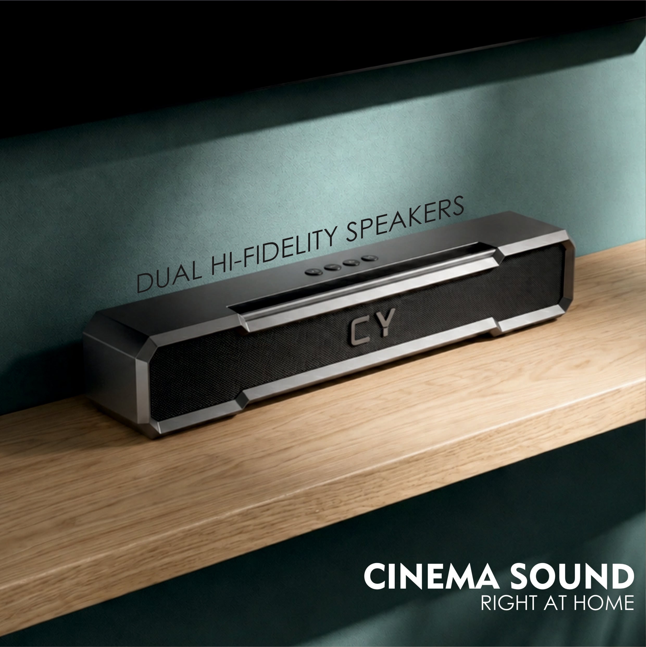 CYOMI Max 799 Soundbar – 10W Portable Bluetooth Soundbar