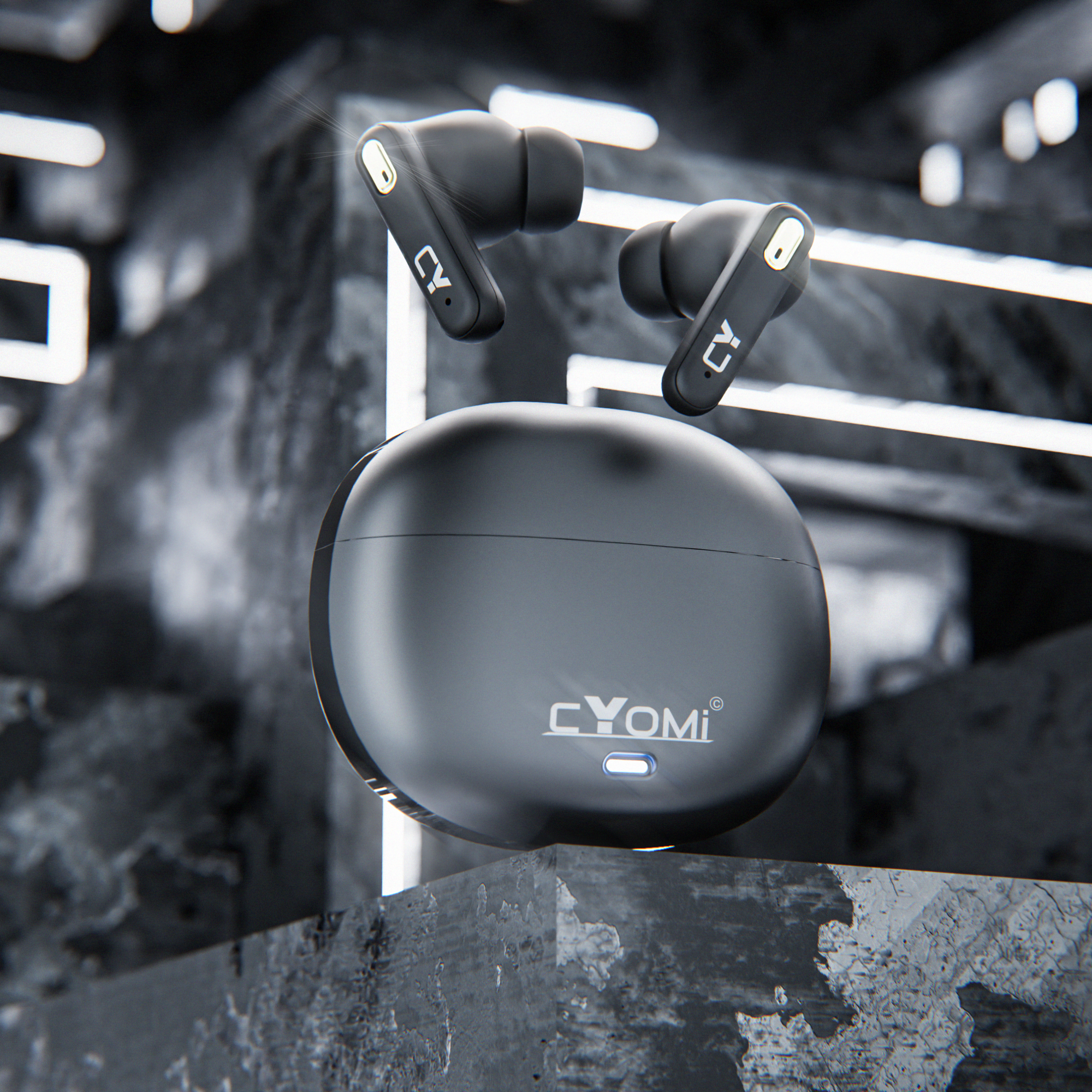 CYOMI ZenBuds 7 with ENCx Mic - BLACK