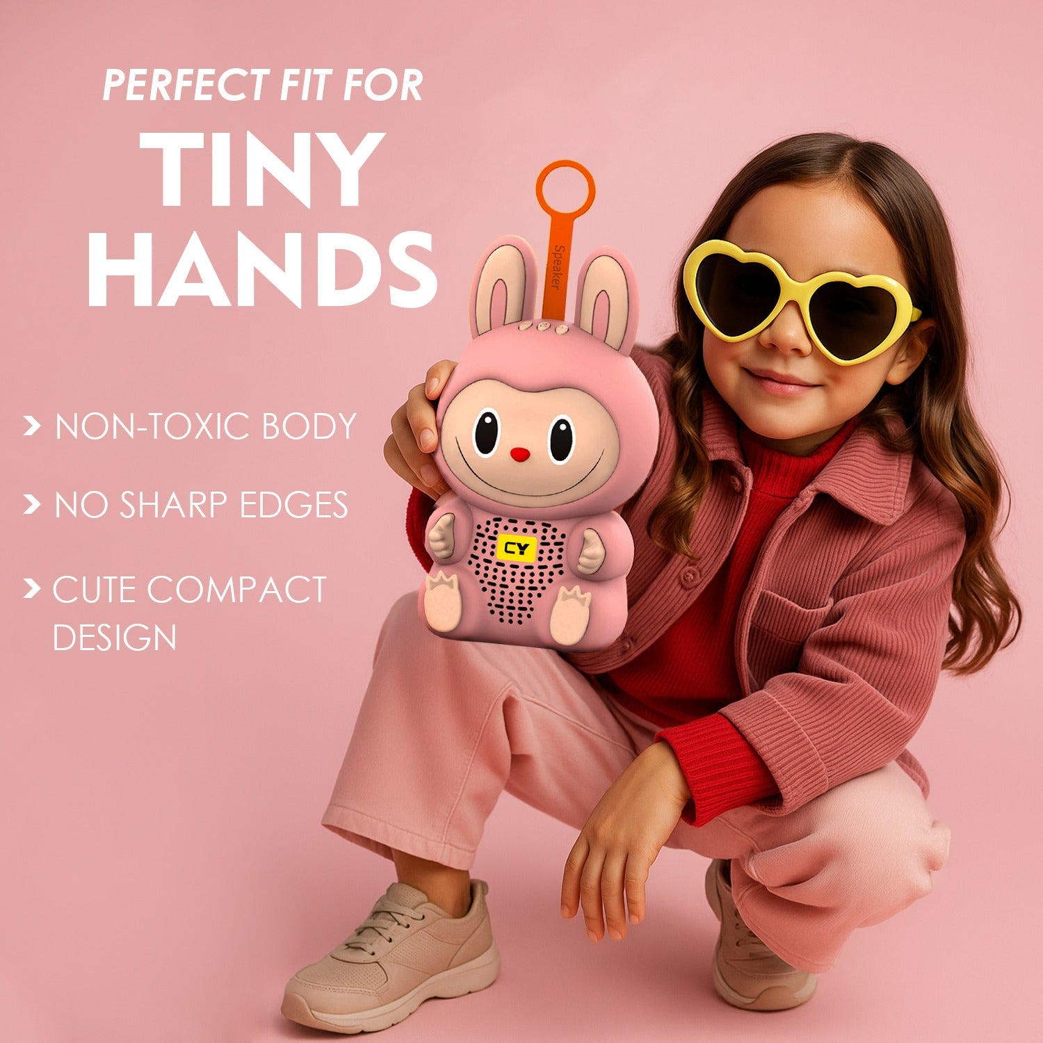 CYOMI CYOBUBU 8W Bluetooth Speaker – Labubu Design, Cute Wireless Speaker | Made for India