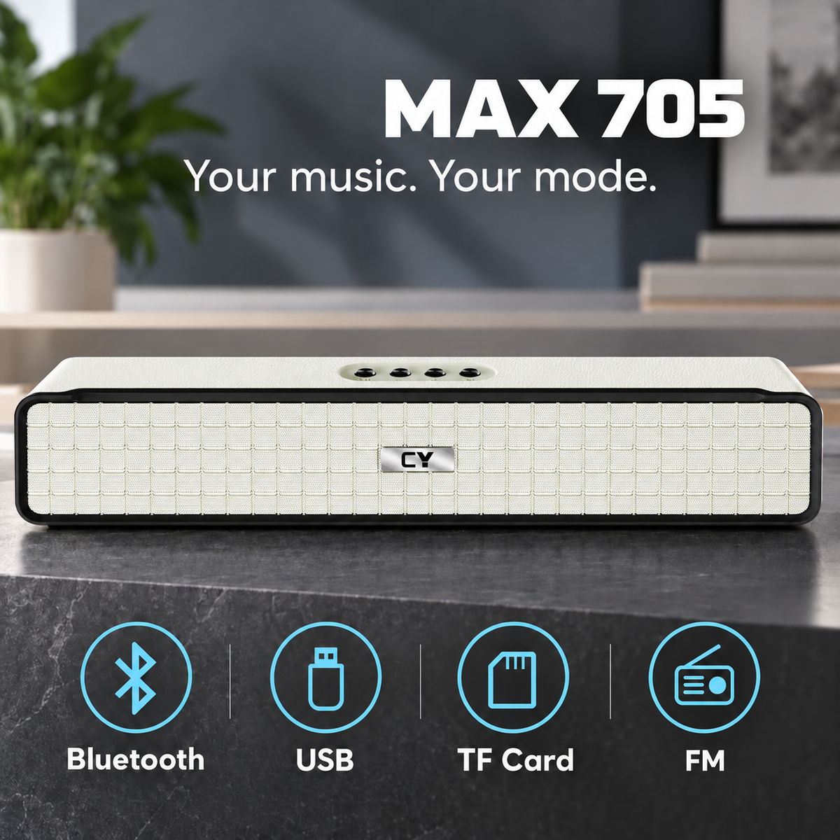 CYOMI Max 705 12W Bluetooth Soundbar